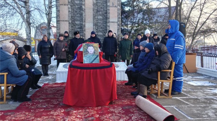 Церемония прощания с участником СВО А.Н.Угасиным.