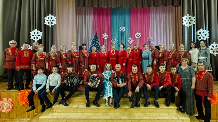Праздничный концерт «Новогодняя волна» в Малотаябинском СДК