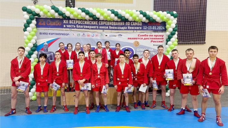 Самбисты училища выиграли 6 медалей Всероссийских соревнований