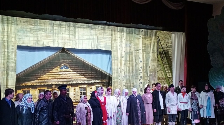 В Районном Доме Культуры с успехом прошла премьера спектакля Н. Терентьева «Ахарсамана» («Аса сапать»)