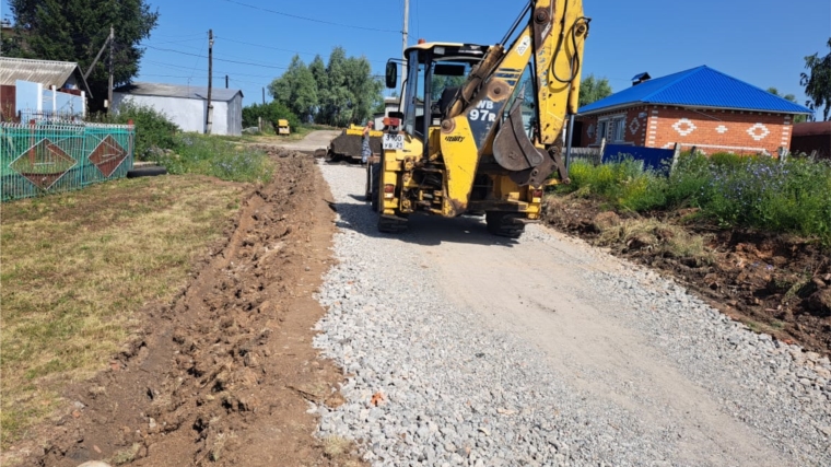 По программе инициативного бюджетирования по ул.Молодежная в селе Чурачики Цивильского муниципального округа завершился ремонт дороги.