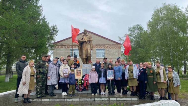 Торжественный митинг, посвящённый 80-й годовщине Победы в Великой Отечественной войне в Большетаябинском ТО