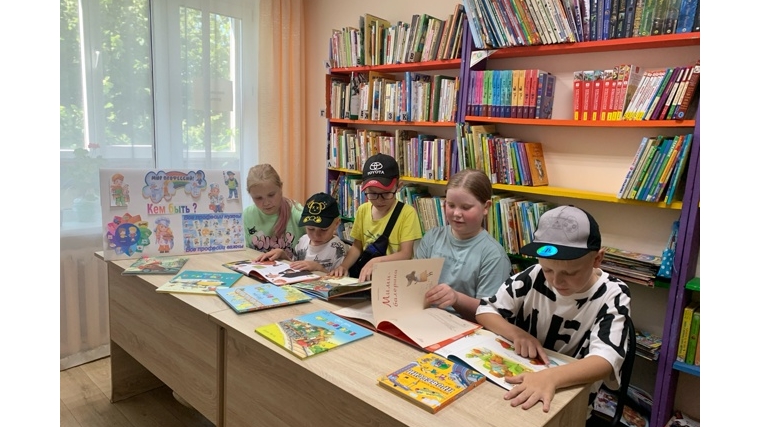 Мир профессий открывает книга!