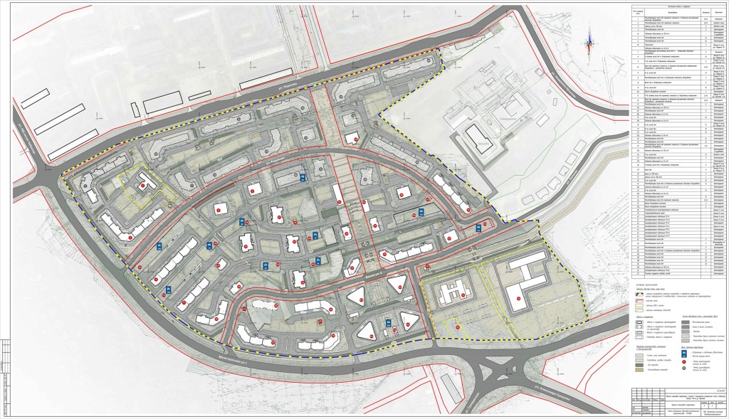 Проект планировки территории и проект межевания территории микрорайона