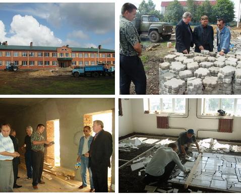 Глава района  Геннадий Волков провел очередную  рабочую планерку на строительстве  школы  