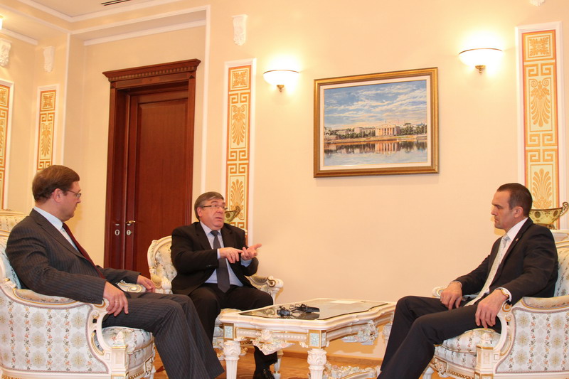 Президент Чувашии провел встречу с Константином Косачевым и Валерием Рязанским