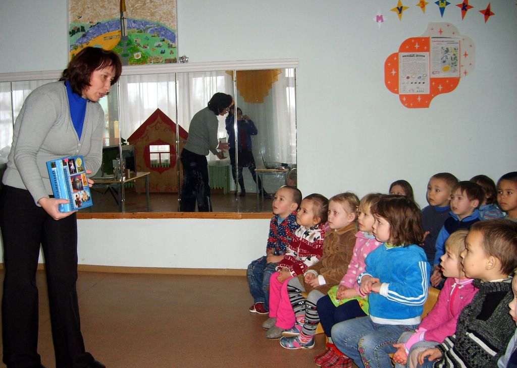 10:10. Моргаушская детская библиотека тесно работает с дошкольными учреждениями
