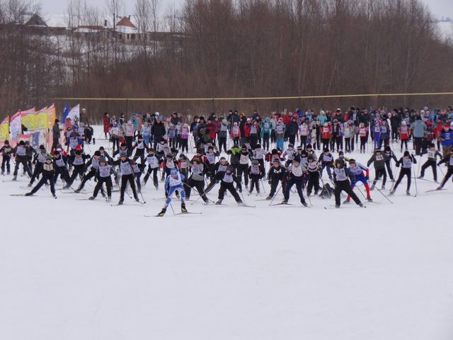 09:10. "Лыжня России - 2013" в Моргаушском районе