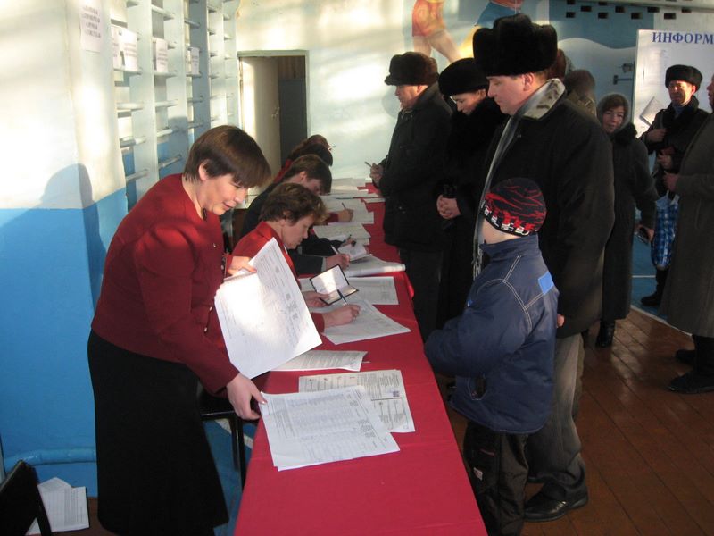 17:30.  Явка избирателей на Тойшевском избирательном участке №554 составила 91%