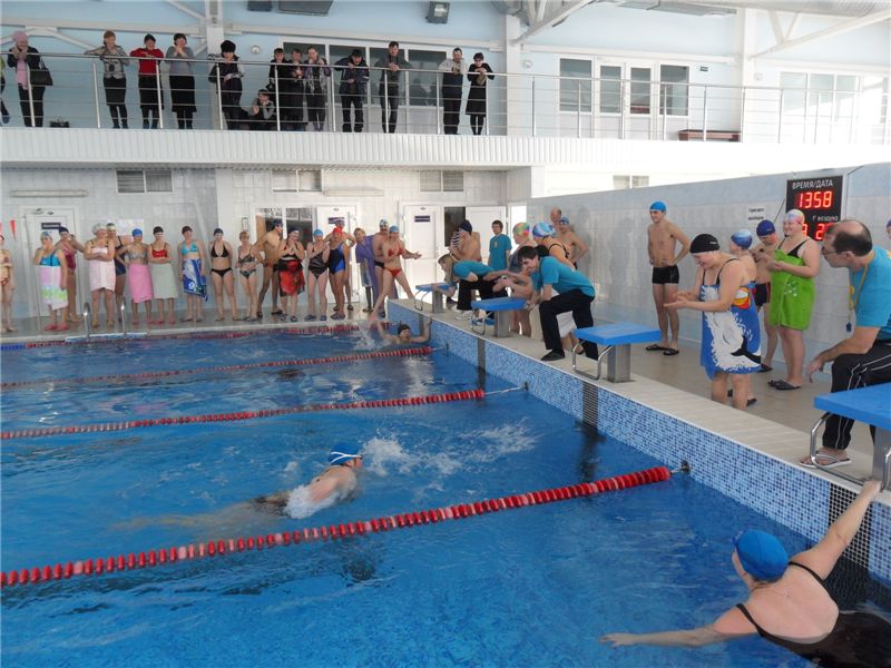 Соревнование по плаванию среди работников Районного отдела образования