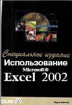 MS Office: Excel.  Microsoft Excel 2002.
 . 